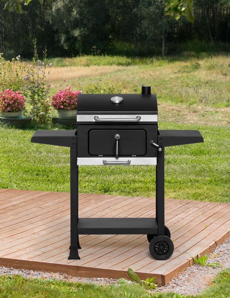 Holzkohlegrill Mustang Laguna – robust und praktisch