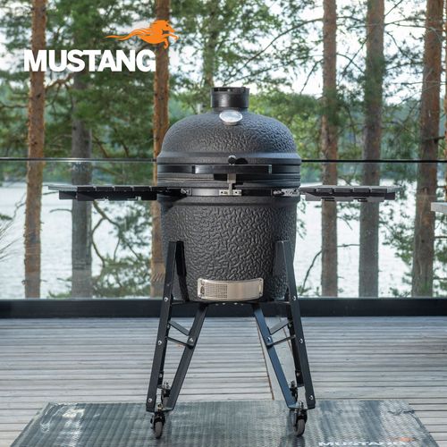 Kamado Keramikgrill XL 23,5-Zoll – kompatibel mit Außenküchen