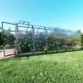 Gewächshaus Klasika Slim aus Polycarbonat 6 Meter Länge