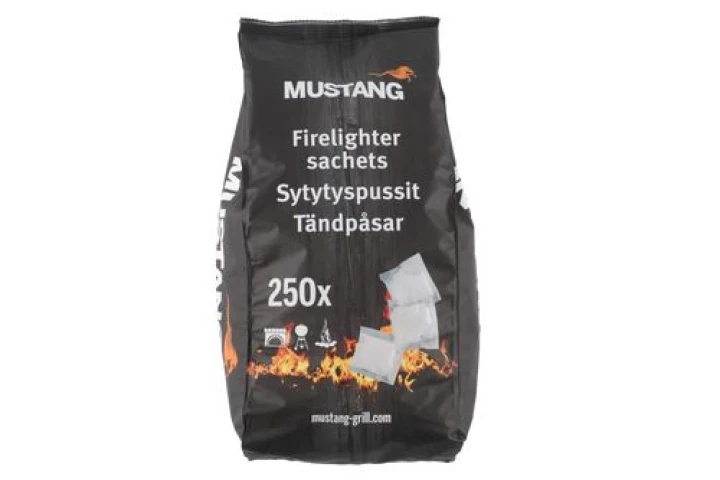 Feueranzünder Beutel geruchsneutral - 250 Stück | Mustang