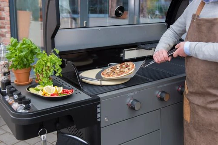 Grillschürze Lederimitat braun