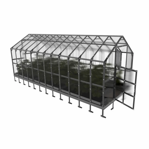 Gewächshaus KLASSIKER HAUS 17 m² aus 6 mm Polycarbonat
