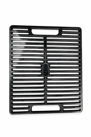 Gusseisen Grillrost 40×46 cm - BBQ Grillrost für perfekte Hitze & Grillstreifen