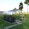 Polycarbonat Gewächshaus Arch 3x4 m