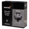 Holzkohlegrill Campinggrill Festival grau 3