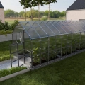 Gewächshaus Haus aus Polycarbonat und verzinktem Stahl
