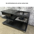 Außenküche Schwarz, Rechte Seite. 160