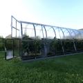 Rundbogen Polycarbonat-Gewächshaus Klassiker ARK 3x8 m.